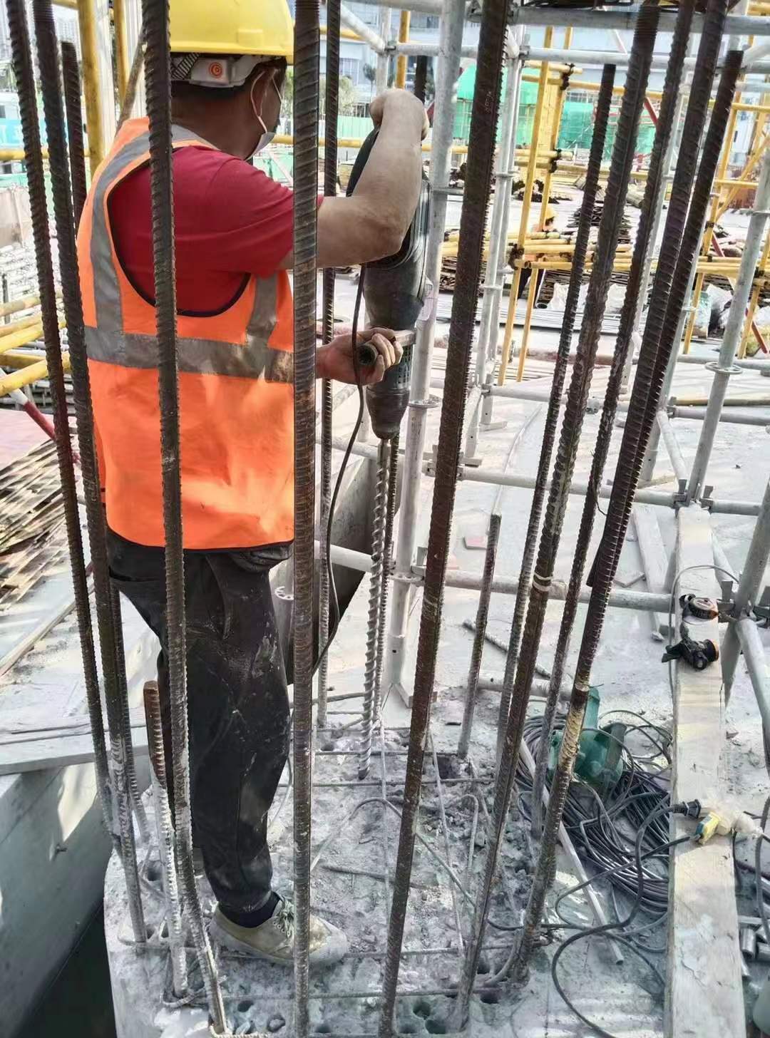 杭州增大截面法加固框架柱施工方案